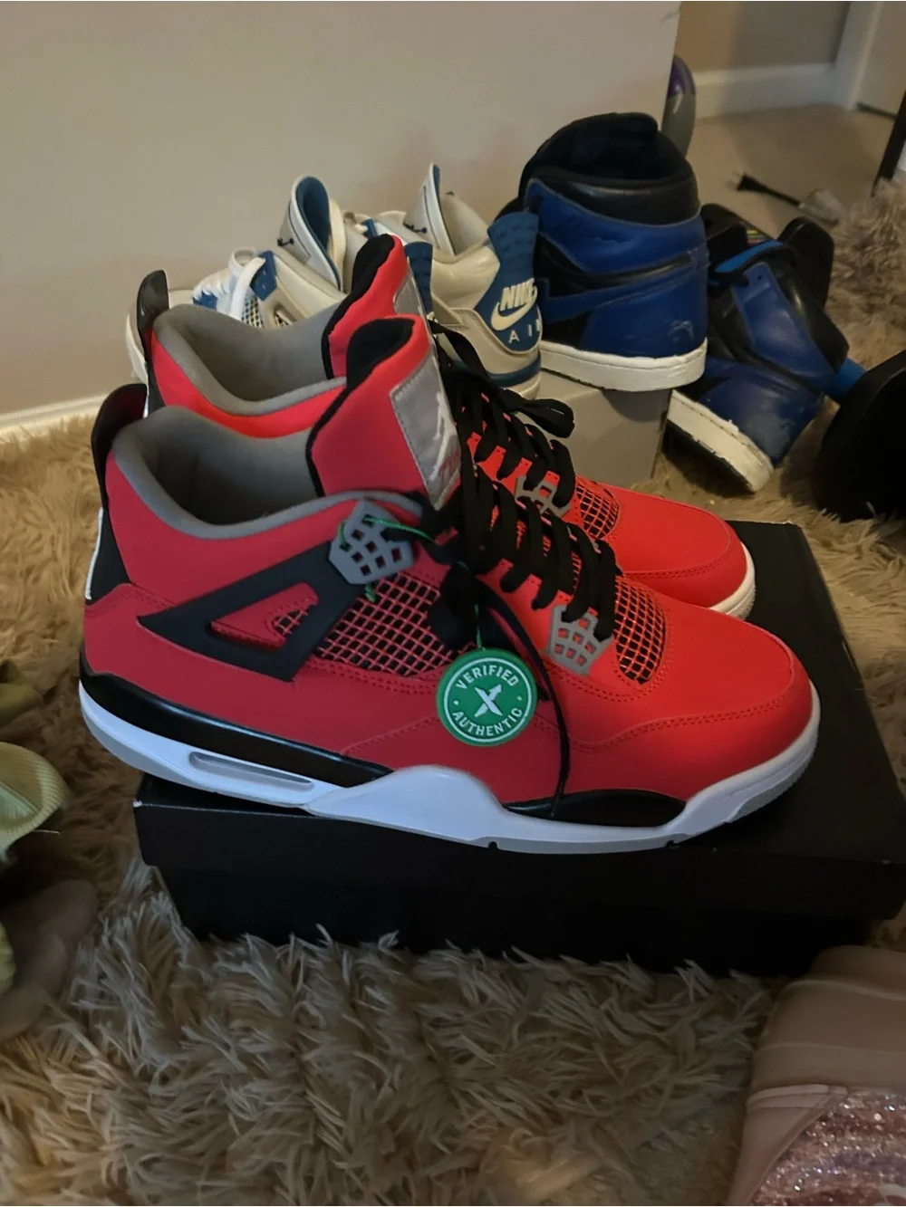 Air Jordan 4 “Toro Bravo” – Men’s Sneakers – Jordan 4 Retro Red Cement